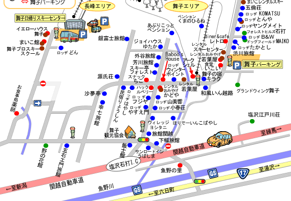 舞子施設マップ 舞子スノーリゾート 舞子観光協会